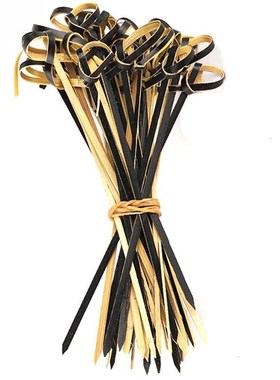 100Pcs Bamboo Knot Skewers Cocktail s Canape Buffet Party T