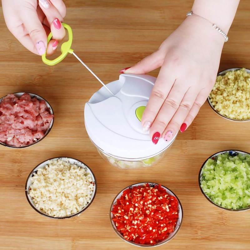 Mini Hand Manual Meat Grinder Mini Chopper Design Pull The R
