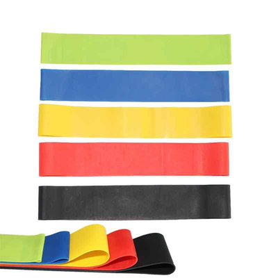 5 Colors Yoga Resistance Bands Rubber Band Workout Fitness G