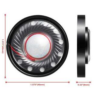 40mm Replacement Speaker Unit Driver for AKG K420 K430 K450