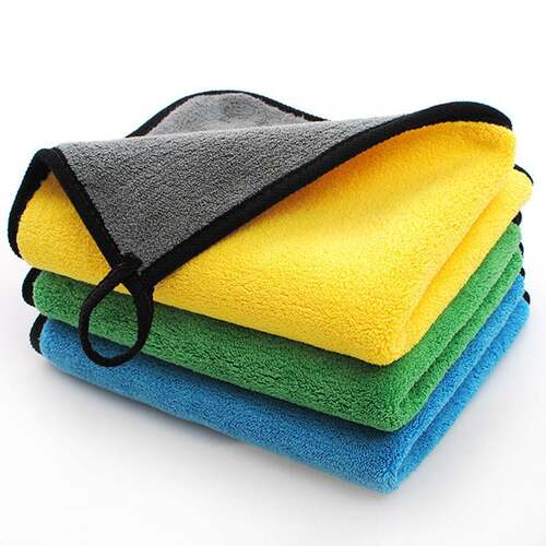 Car Wash Care Polishing Drying Washing Microfiber Towel Kitc