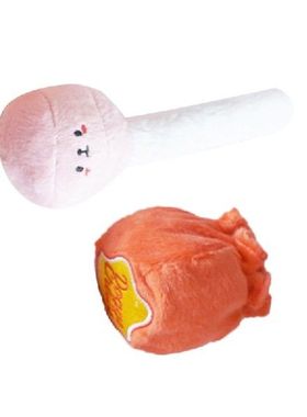 K1MF Mainan Boneka Anjing Mainan Lolipop untuk Anjing