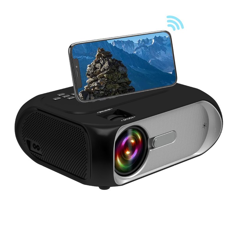 Projector T7 Mini 1080P portable video home theater HD LED p