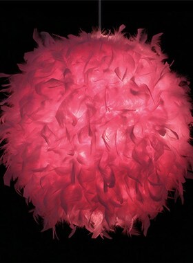 SANYI Modern Pendant Ceiling Lamps Romantic Feather Chandeli