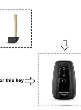 10x For Toyota Prius Highlander RAV4 Camry 2016 Smart Blank