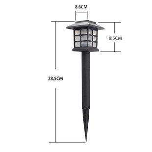 Pathway Waterproof Led Lantern 4Pcs Palace Lights Solar Lawn