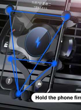 360 Rotation Gravity Phone Stand in Car Phone Air Vent Moun