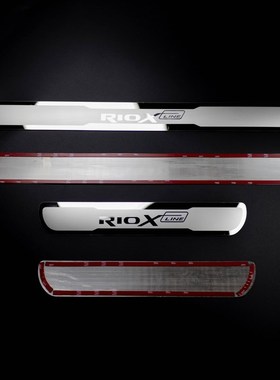 RIO X LINE Stainless Steel Door Sill Scuff Plates Car Door S