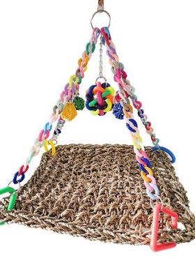 Parrot Swing Toy Bird Foraging Toys Colorful Foraging Toys