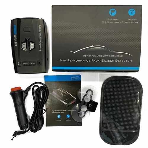 Best Car Radar Detector RAD-1000 With 360 Laser Vehicle Spee