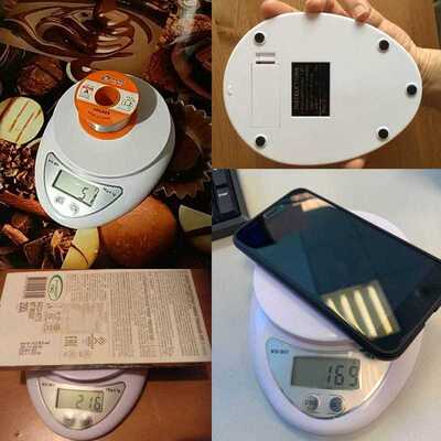 Portable 5kg Kitchen Scale LCD Electronic Scales Steelyard D