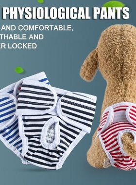 Female Pet Dog Reusable Sanitary Shorts Physiological Pants
