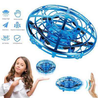Xmas Gift Electric Electronic Toy LED Mini Induction Drone F