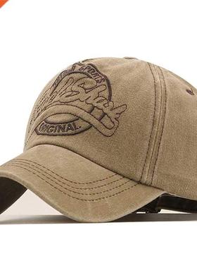 Embroidered Unisex Fishing Baseball Caps Women's Men