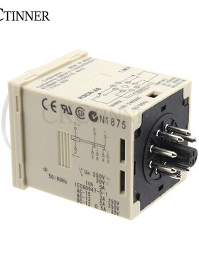24-220VAC/DC H3CR-A8 time relay 1.2s to 300h 50/60Hz 8PIN wi