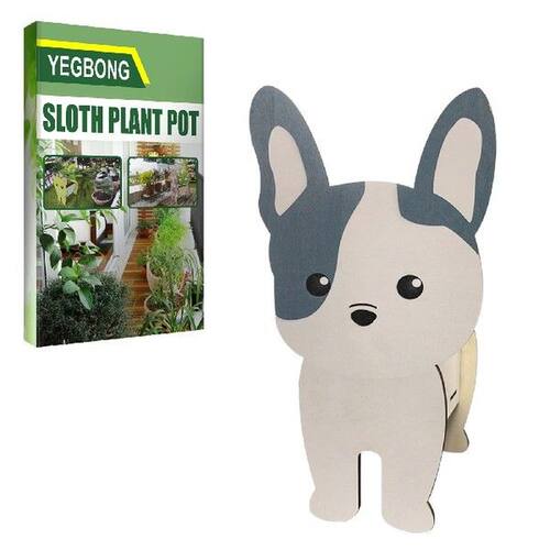 Sloth Planter Labrador Succulent Planter Wooden Animal