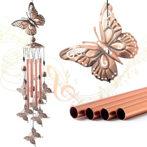 Large Wind Chimes Bells Tubes Bells Copper Metal Windchime