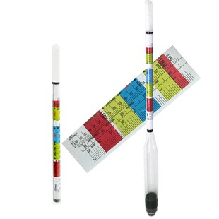 Triple Scale Hydrometer Home brew Wine Beer Cider Alcohol T