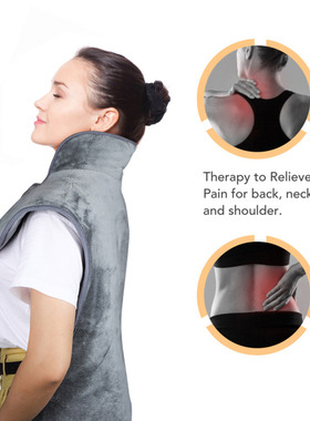 Electric Warming Heating Massage Shawl Blanket Heated Pad