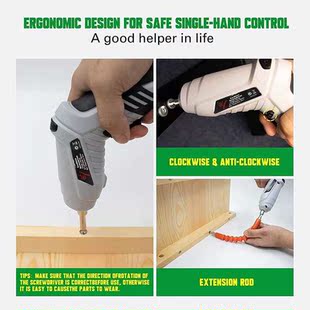 Mini Electric Screwdriver Cordless Power Screwdriver Handy R