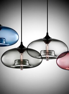 Modern Art deco Hanging colorful glass e27 / e26 Pendant Lam
