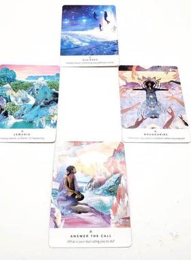 44 Pcs Oracle Tarot Cards Sheets Work Your Light Oracle Card