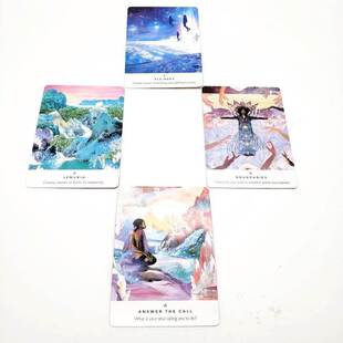 44 Pcs Oracle Tarot Cards Sheets Work Your Light Oracle Card