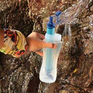 Portable Water Filter Personal Water Purifier 1500L Emergenc