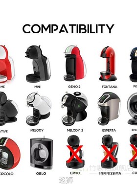 6pcs Pack Reusable Dolce Gusto Coffee Capsule Plastic Refill