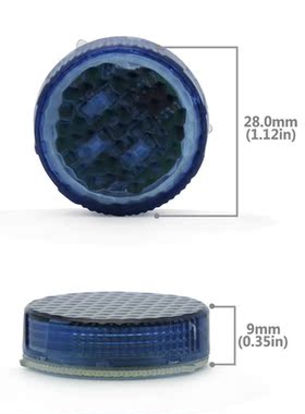 2/4pcs 3LED Car Warning Lights Car Door Alarm Signal Light