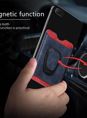 Universal Magnetic Car Phone Ring Holder Stand In Car With W