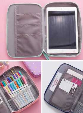 Korean Kawaii Pencil Case Storage Bag Cute Cat Big Pencil B