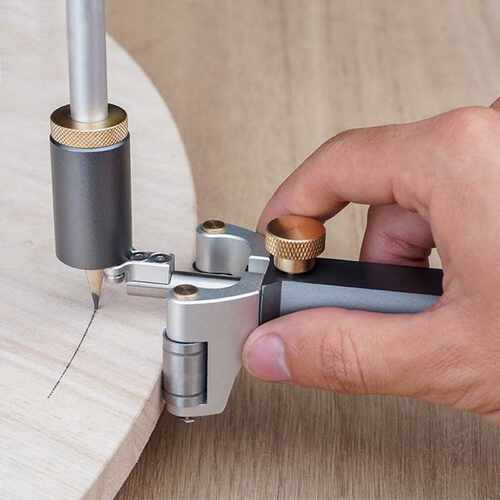 Woodworking Straight And Arc Line Scribe Dual-purpose Parall