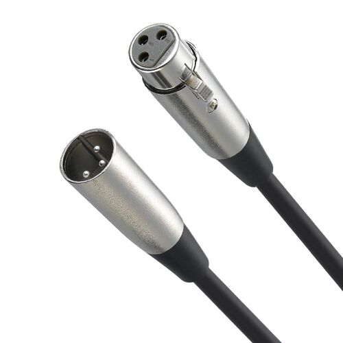 Bochara 3pin XLR Cable Male to Female Dual Shielding Audio