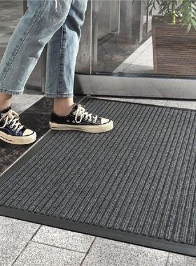 Thin Large Doormat for Entrance Door Indoor Outdoor Stripe