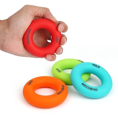 Silica Gel Portable Hand Grip Gripping Ring Carpal Expander