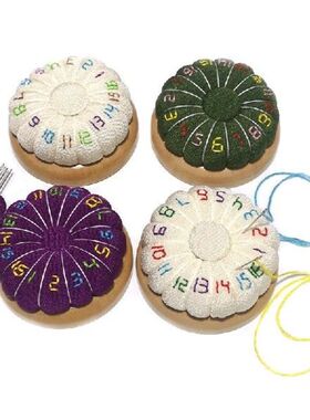 Magnetic Sewing Pincushion Wooden Base Sewing Pin Cushion