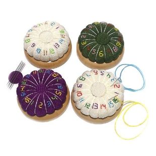 Magnetic Sewing Pincushion Wooden Base Sewing Pin Cushion