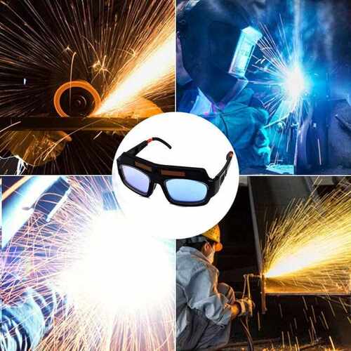 Solar Powered Auto Darkening Welding Mask Helmet Goggles Wel