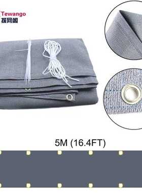 Tewango Custom Size Home Balcony Privacy Screen Gray Fence D