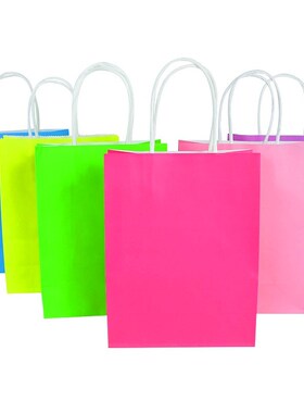 18Pcs Paper Bags White Gift Packaging Bag for Guests Wedding