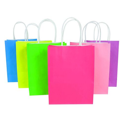 18Pcs Paper Bags White Gift Packaging Bag for Guests Wedding