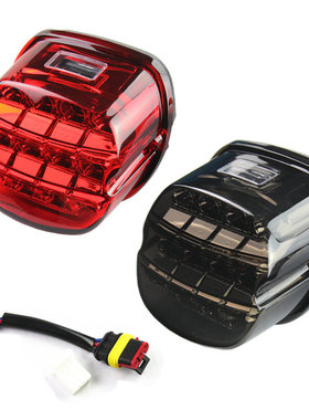 LED Brake Tail Light Motorcycle for FLSTF Night Train Tourin