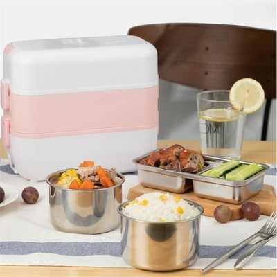 Cooker Electric Machine Cooking-Pot Lunch-Heating-Box Steami