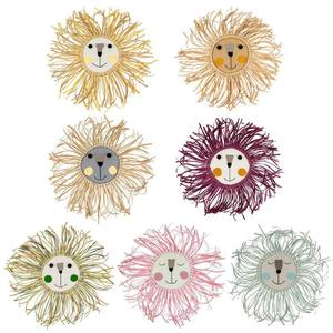 Cartoon Lion Hanging Decorations Cotton Thread Weaving