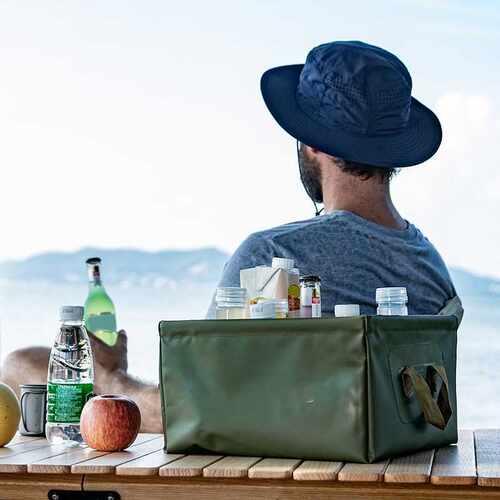 Storage Bucket Folding Outdoor Portable Camping TI99 Multifu