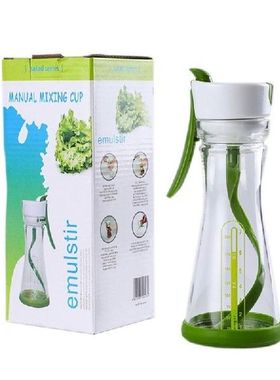 583A Manual Mixing Cup Salad Dressing Stirring Blending