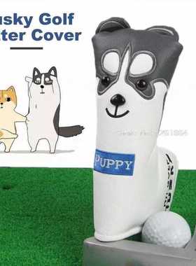 New Golf club Putter Cover with Magnetic Closure P Leather L