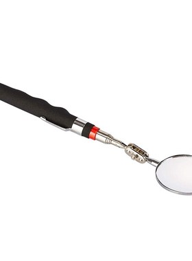 2-Pack Round 2-Inch Telescoping Inspection Mirror,Extends Up