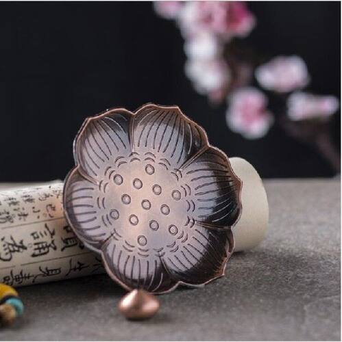 Metal Incense Stick Holder Plate Burner Plate Buddhism Coil